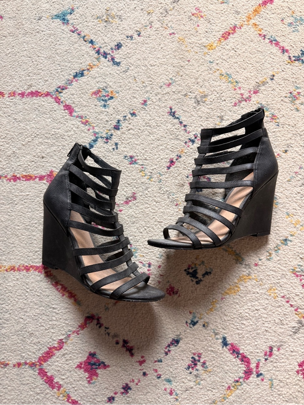 Express Strappy wedge sandals